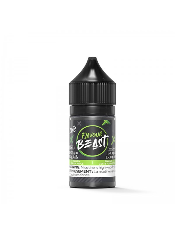 Gusto Green Apple SALT – Flavour Beast Salt E-Liquid