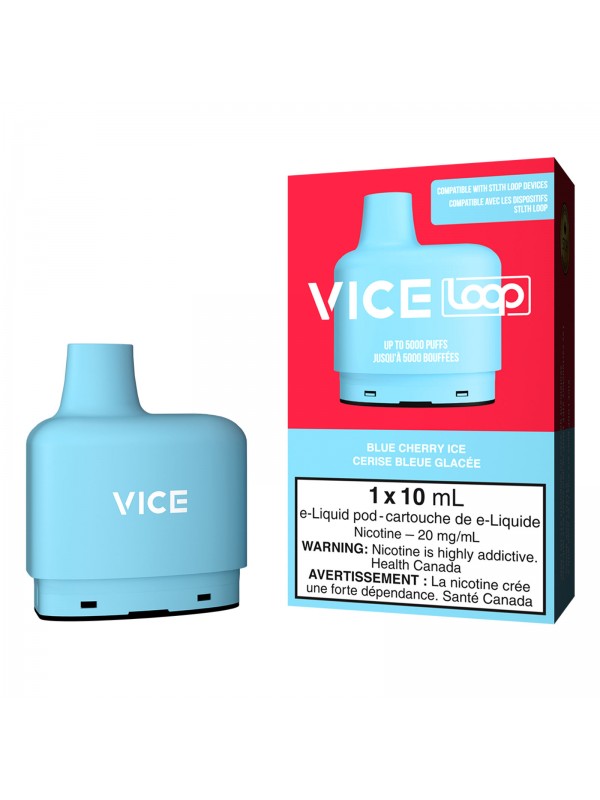 Blue Cherry Ice – Vice Loop Pods