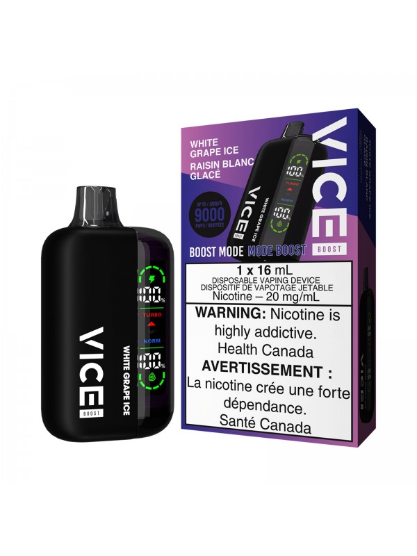 White Grape Ice Vice Boost – Disposable Vape