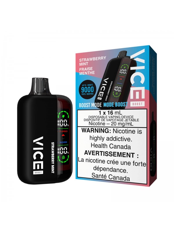 Strawberry Mint Ice Vice Boost – Disposable ...