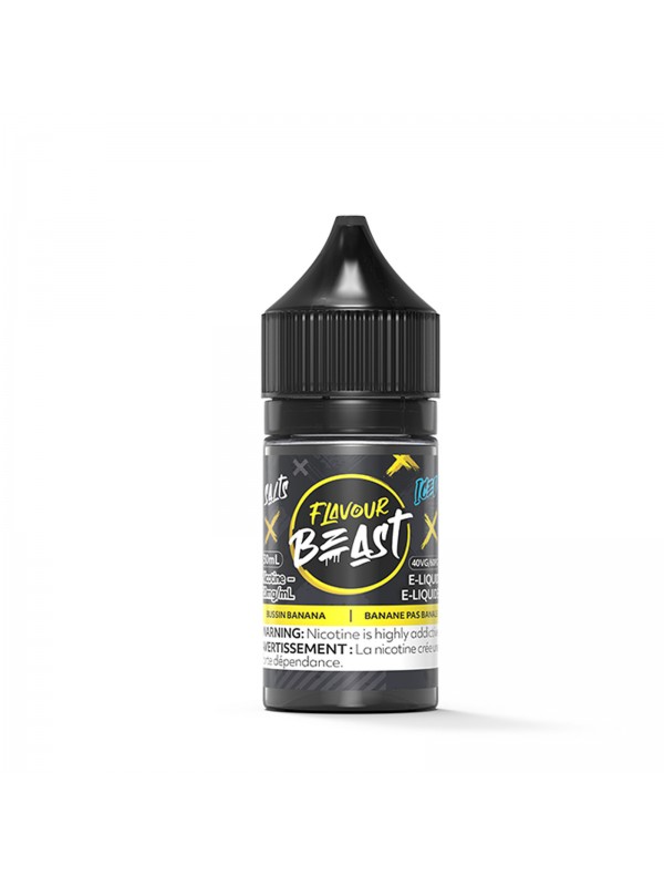 Bussin Banana Iced SALT – Flavour Beast Salt...