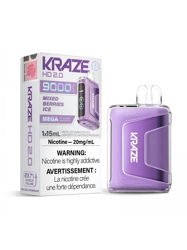 Mixed Berries Ice Kraze HD 2.0 – Disposable ...