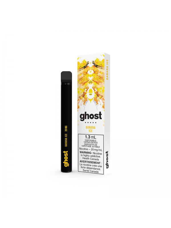 Banana Ice Ghost – Disposable Vape