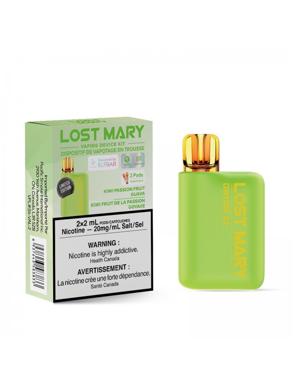 Kiwi Passionfruit Guava Lost Mary DM1200x2 –...