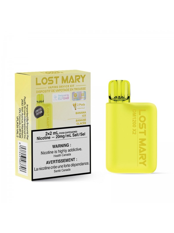 Banana Ice Lost Mary DM1200x2 – Disposable V...