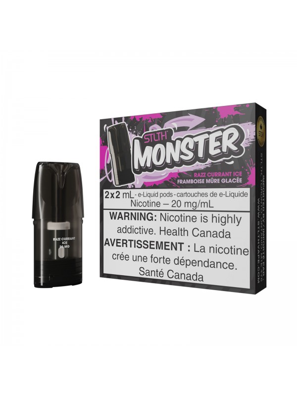 Razz Currant Ice – STLTH Monster Pods