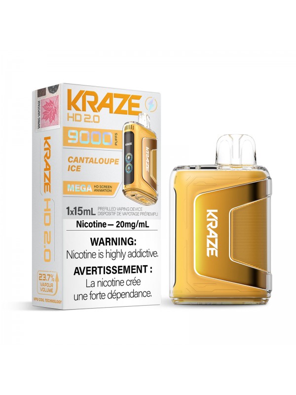 Cantaloupe Ice Kraze HD 2.0 – Disposable Vap...