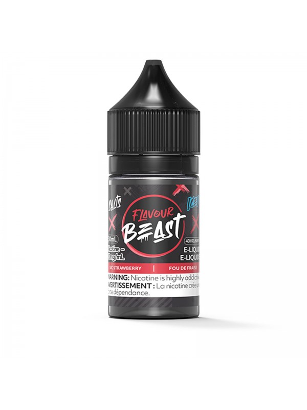 Sic Strawberry Iced SALT – Flavour Beast Salt E-Liquid