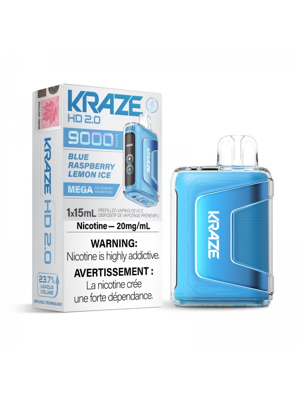 Blue Raspberry Lemon Ice Kraze HD 2.0 – Disp...