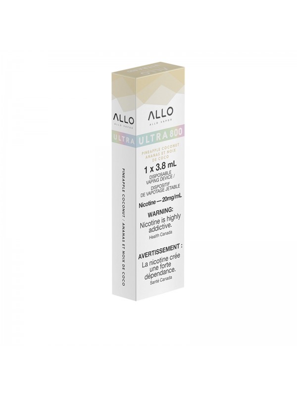 Pineapple Coconut ALLO Ultra – Disposable Vape