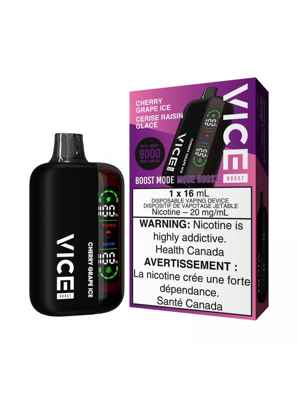 Cherry Grape Ice Vice Boost – Disposable Vap...