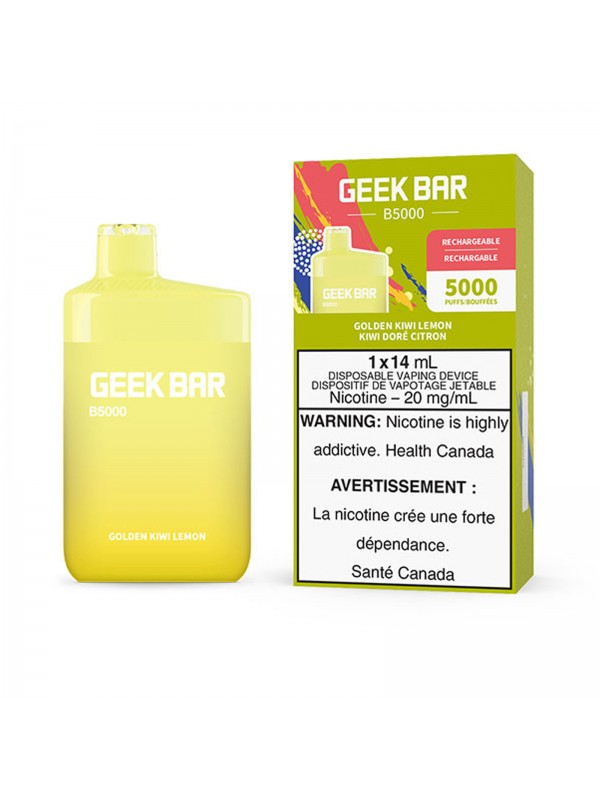 Golden Kiwi Lemon Geek Bar B5000 – Disposabl...