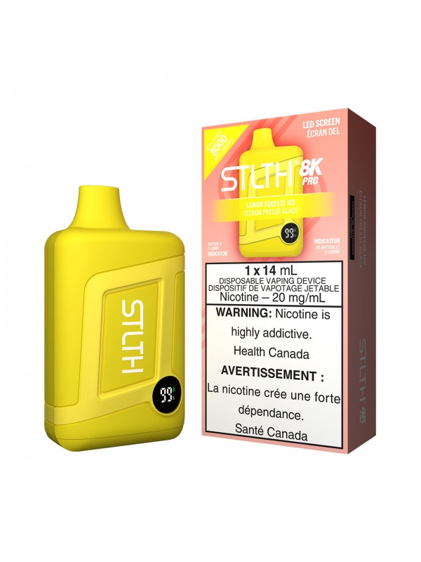 Lemon Squeeze Ice STLTH 8K Pro – Disposable Vape