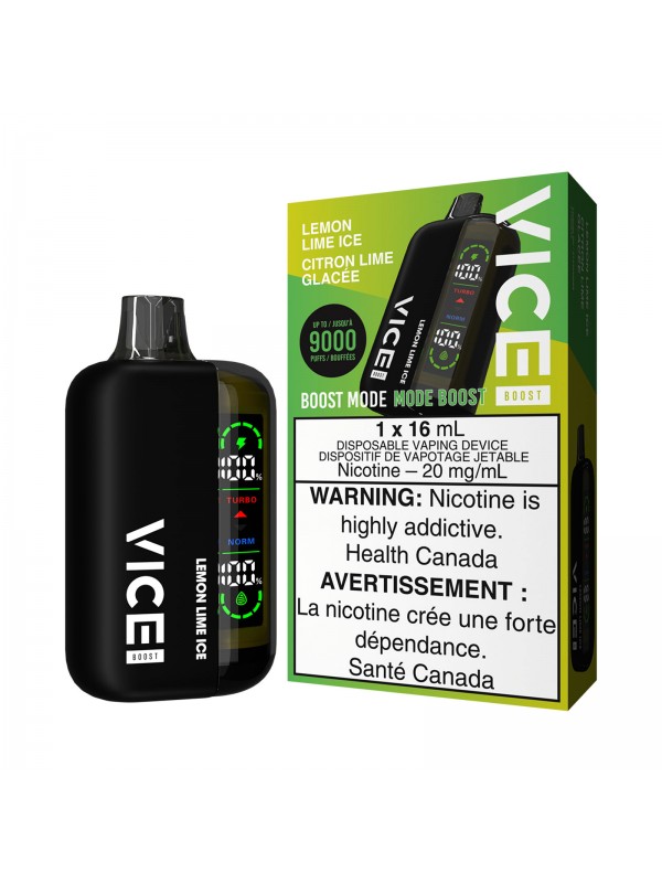 Lemon Lime Ice Vice Boost – Disposable Vape