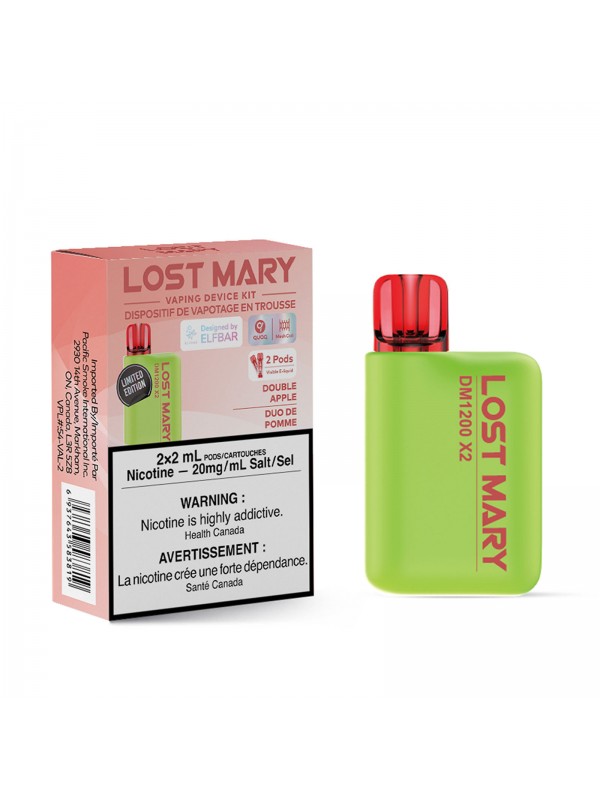 Double Apple Lost Mary DM1200x2 – Disposable...