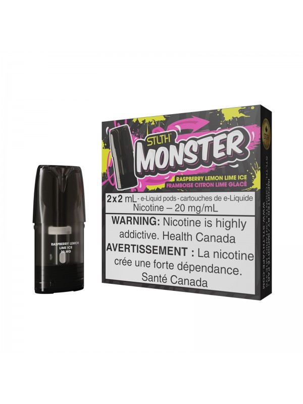 Raspberry Lemon Lime Ice – STLTH Monster Pods