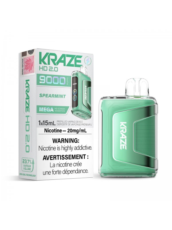 Spearmint Kraze HD 2.0 – Disposable Vape