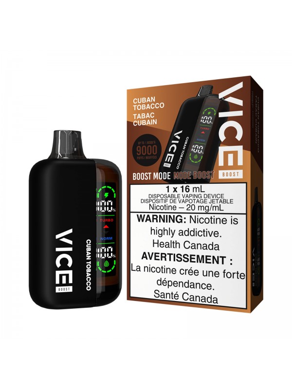 Cuban Tobacco Vice Boost – Disposable Vape