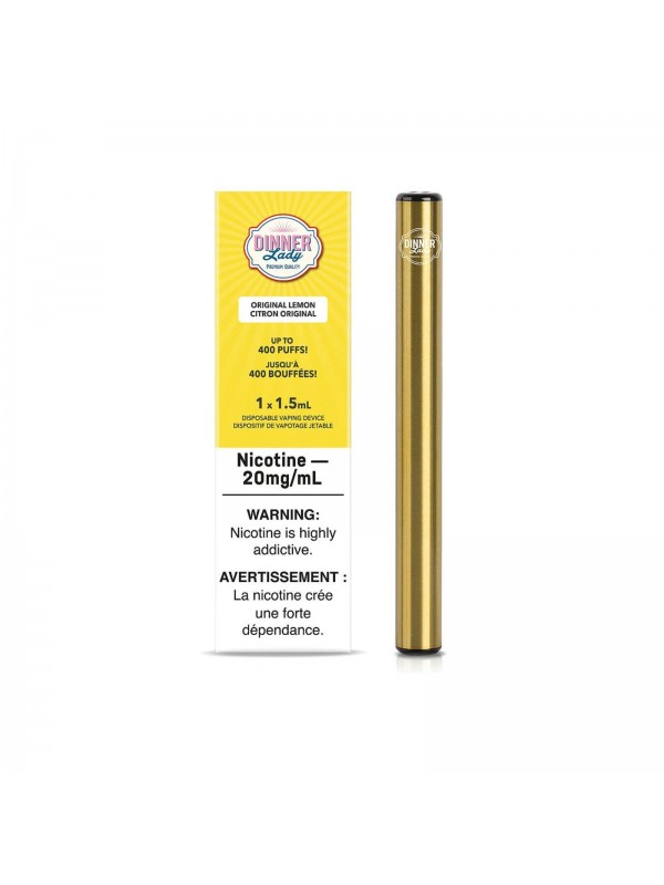 Original Lemon Dinner Lady – Disposable Vape