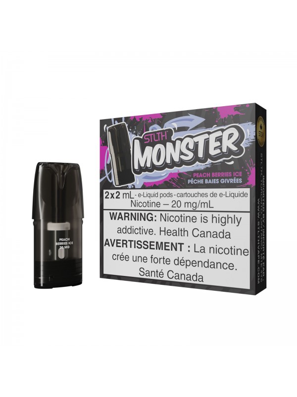 Peach Berries Ice – STLTH Monster Pods