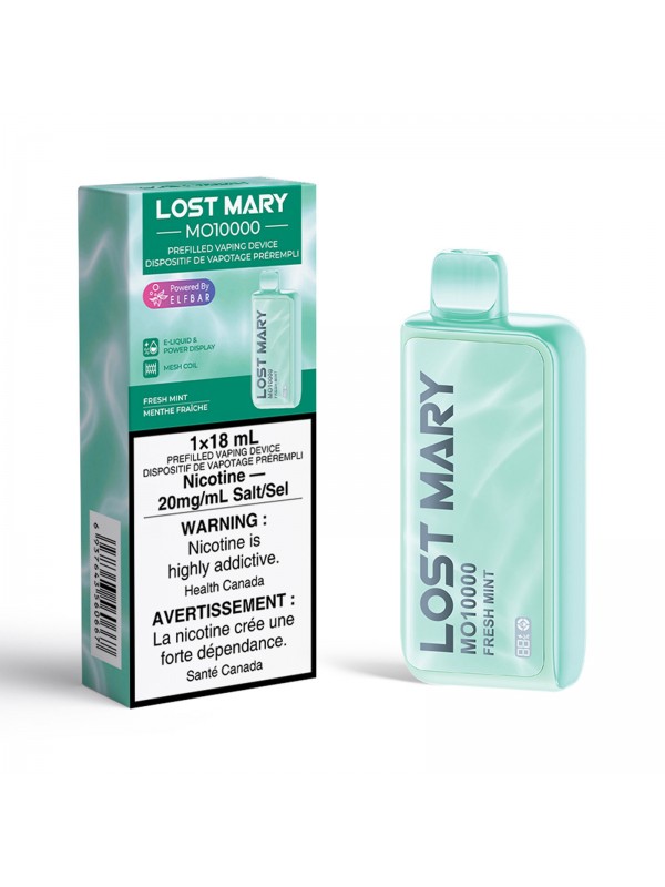 Fresh Mint – Lost Mary MO10000 Disposable Vape