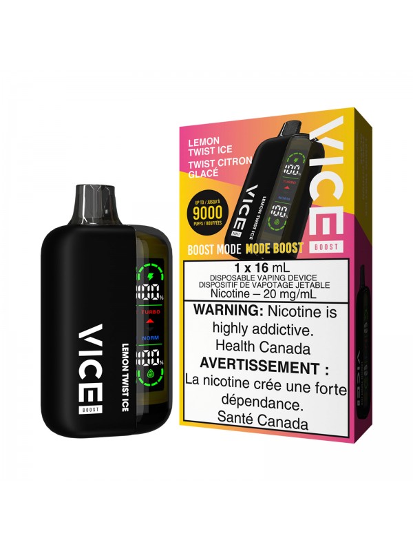 Lemon Twist Ice Vice Boost – Disposable Vape