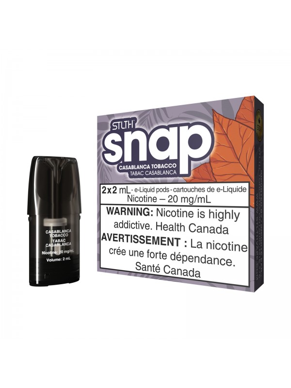 Casablanca Tobacco – Snap STLTH Pods