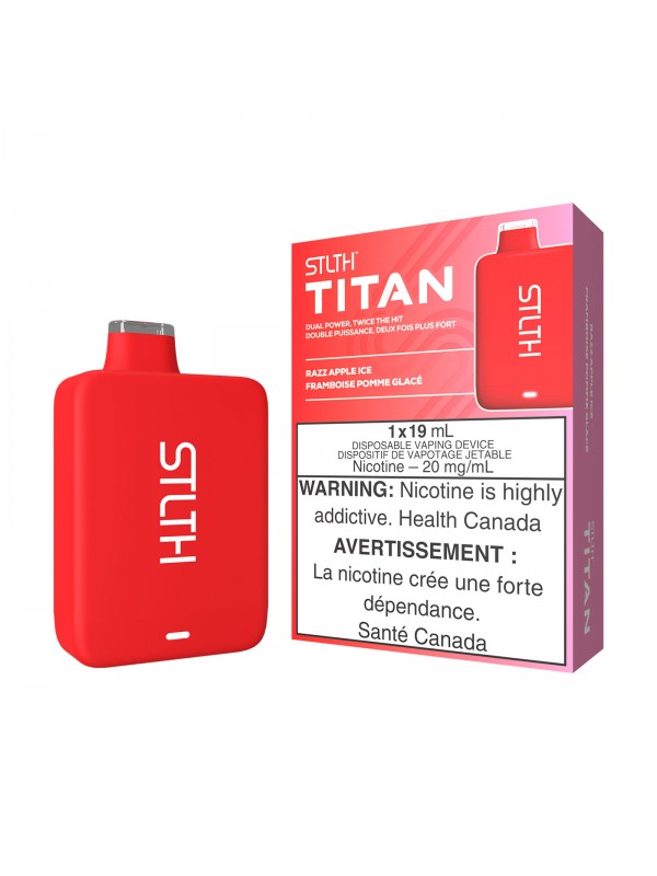 Razz Apple Ice STLTH Titan – Disposable Vape