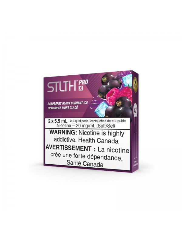 Raspberry Black Currant Ice STLTH Pro X Pods