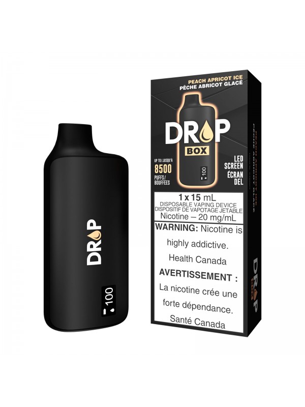 Peach Apricot Ice Drop Box – Disposable Vape