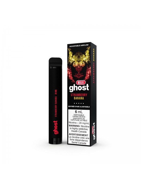 Strawberry Banana Ghost Max – Disposable Vape