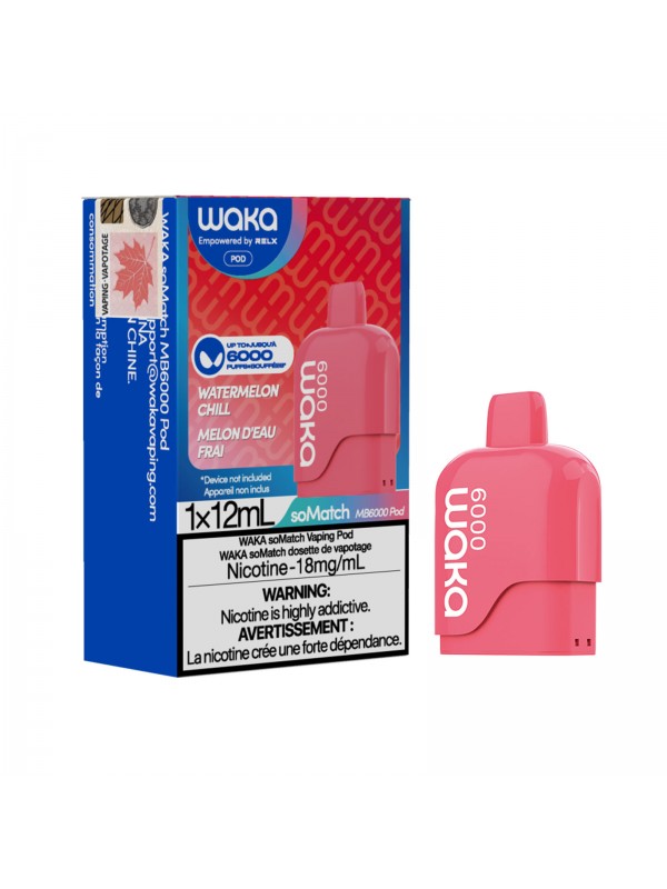 Watermelon Chill Waka soMatch MB6000 Disposable Po...