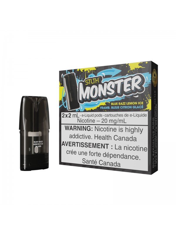 Blue Razz Lemon Ice – STLTH Monster Pods