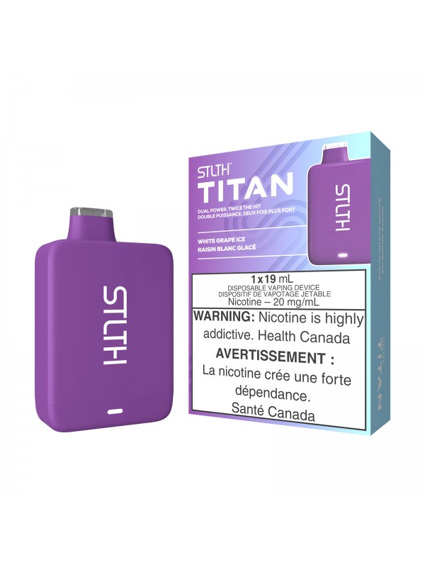 White Grape Ice STLTH Titan – Disposable Vap...