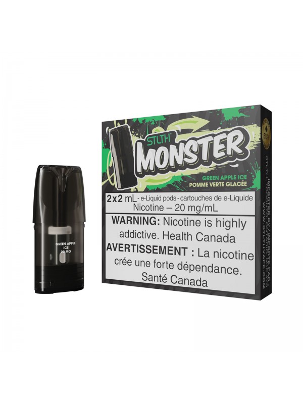 Green Apple Ice – STLTH Monster Pods