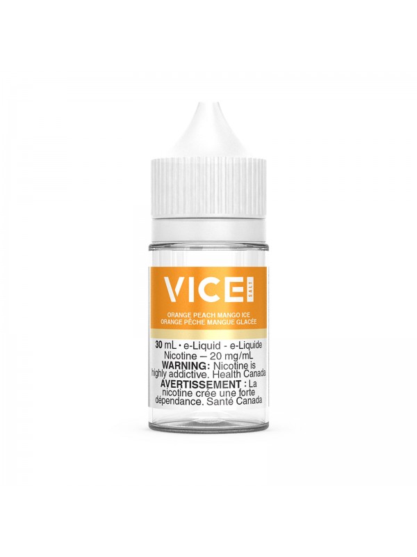 Orange Peach Mango Ice SALT – Vice Salt E-Li...