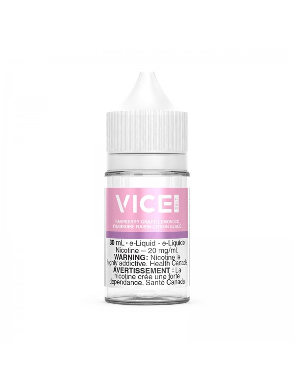 Raspberry Grape Lemon Ice SALT – Vice Salt E-Liquid