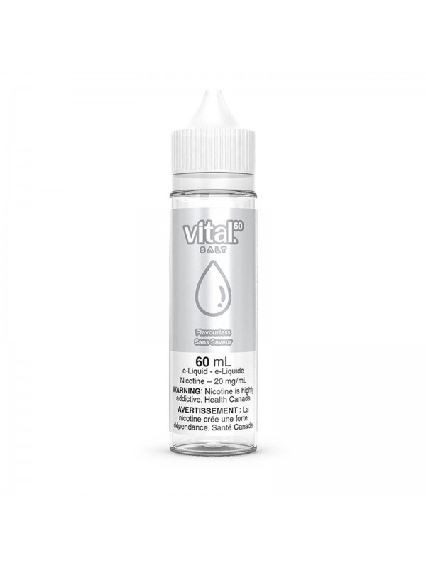 Flavourless SALT – Vital 60 Salt E-Liquid