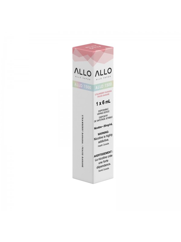 Strawberry Banana ALLO 1500 – Disposable Vape