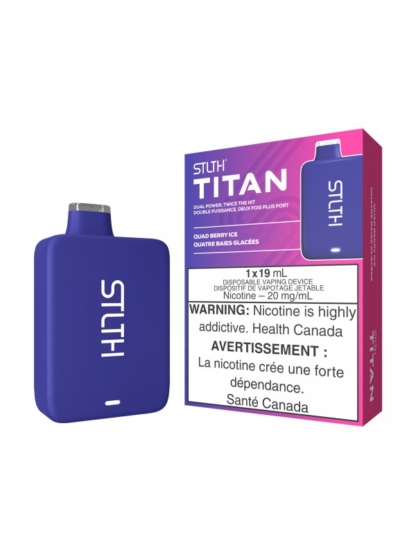 Quad Berry Ice STLTH Titan – Disposable Vape