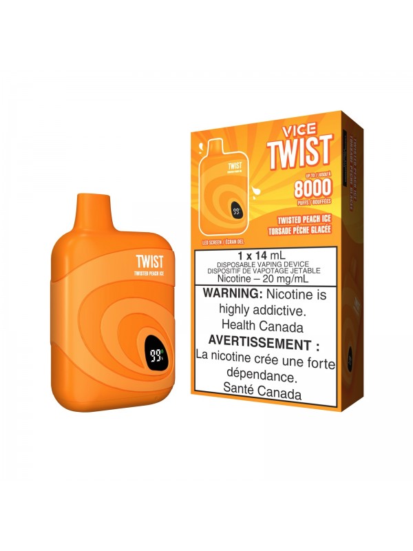 Twisted Peach Ice Vice Twist – Disposable Va...