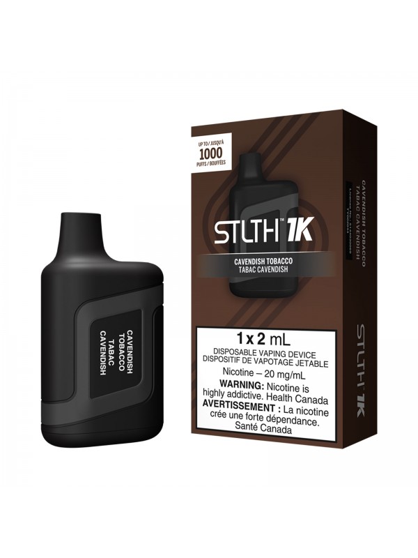 Cavendish Tobacco STLTH 1K – Disposable Vape