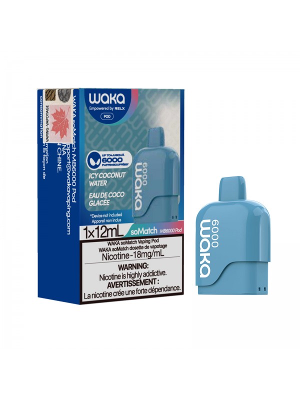 Icy Coconut Water Waka soMatch MB6000 Disposable P...