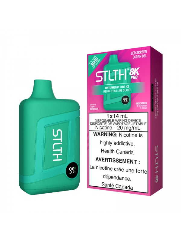 Watermelon Lime Ice STLTH 8K Pro – Disposable Va...