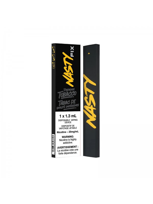 Premium Tobacco Nasty Fix – Disposable Vape