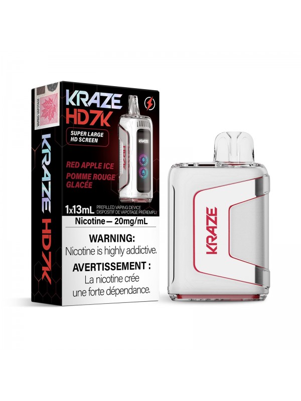 Red Apple Ice Kraze HD 7K – Disposable Vape