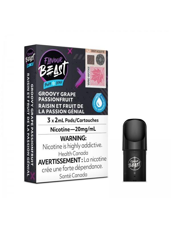 Groovy Grape Passionfruit Iced – Flavour Beast Pods