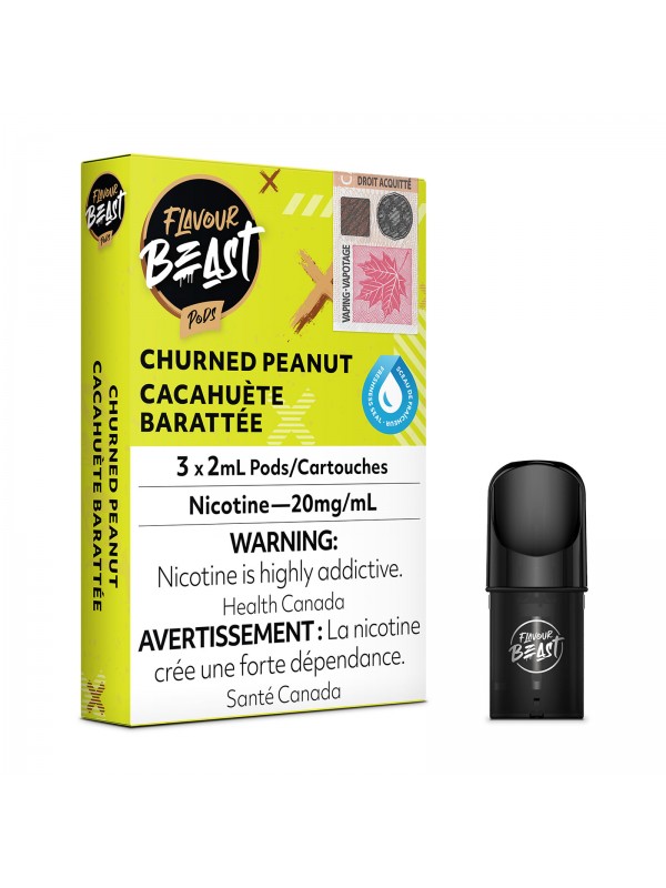 Churned Peanut – Flavour Beast Pods