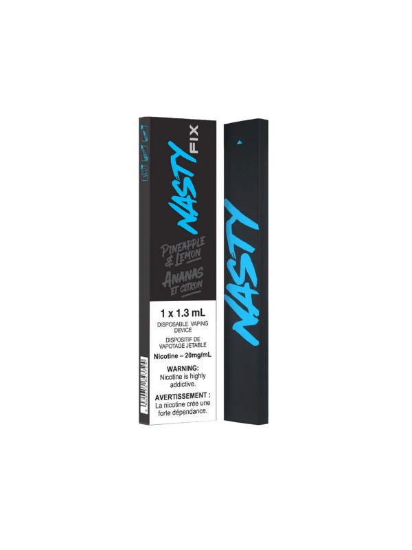 Pineapple & Lemon Nasty Fix – Disposable Vape