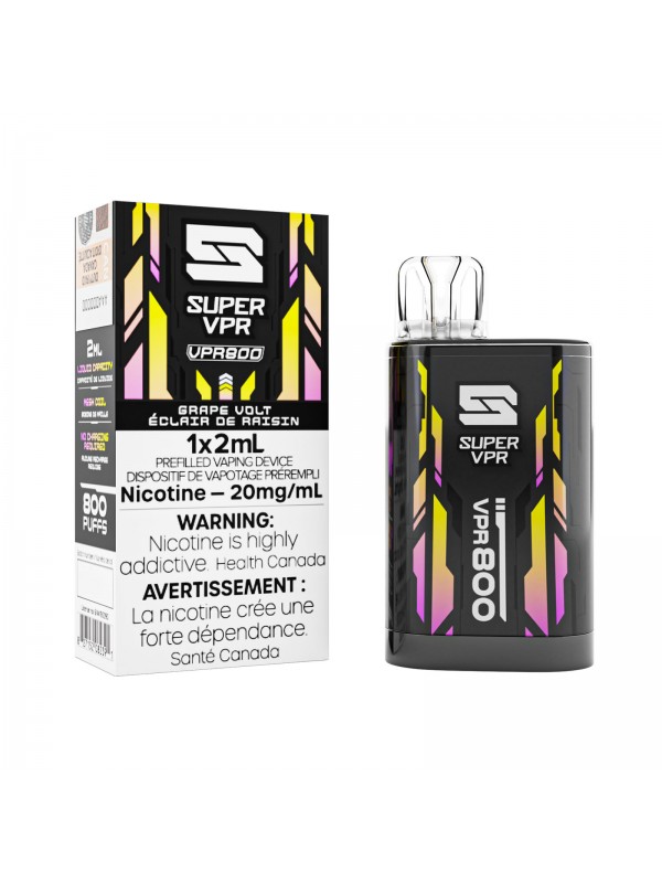 Grape Volt Super VPR 800 – Disposable Vape